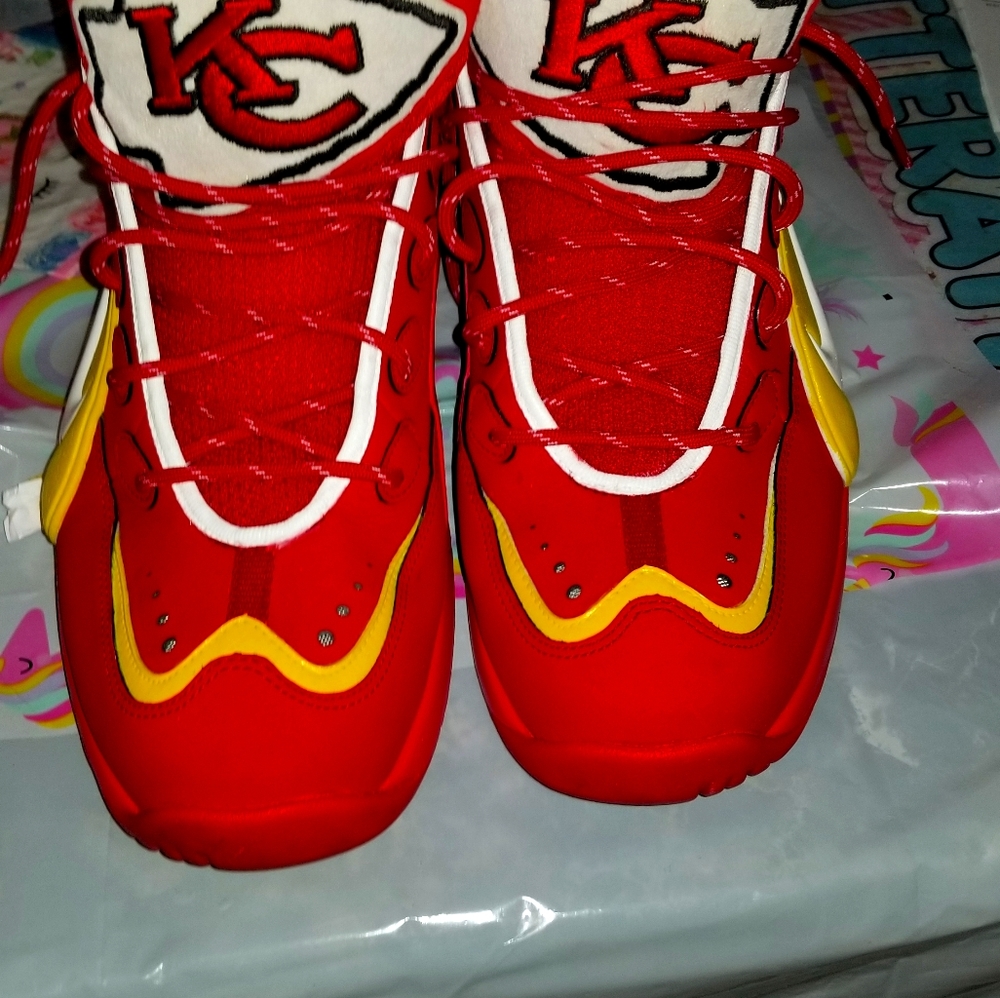 Nike Air Uptempo Kansas City Chiefs custom sneaker